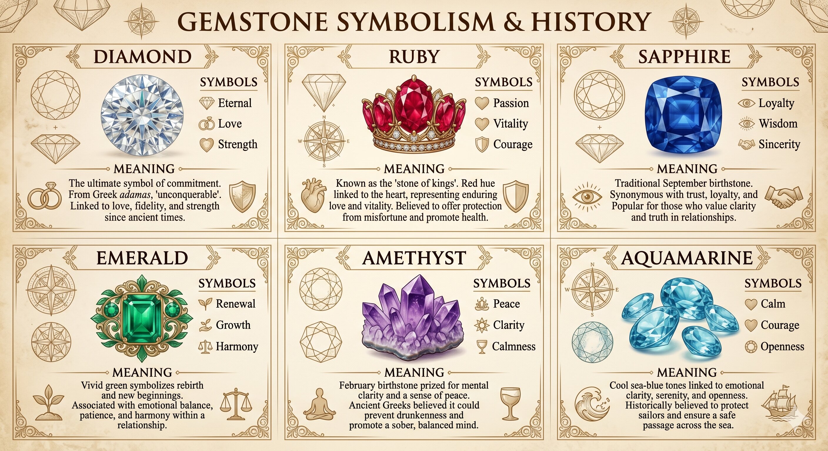 gemstone symbolism history